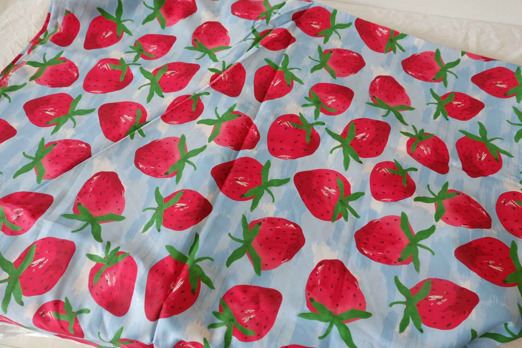 Strawberry Picnic Cotton Poplin – 2.19 yd