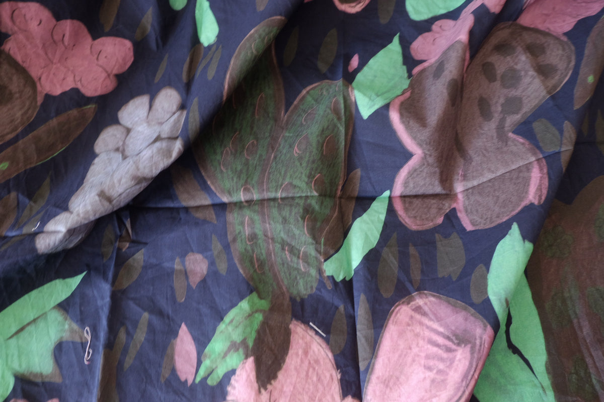 Midnight Botanical Garden – Cotton Poplin – 2.30 yd