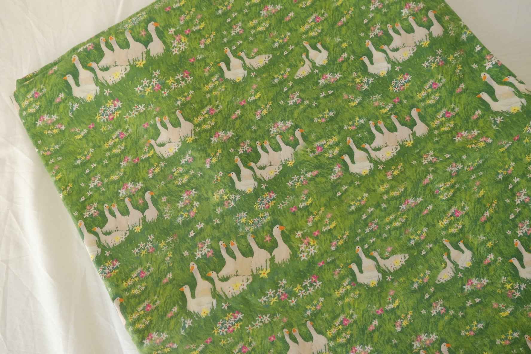 Goose Meadow Cotton Twill Fabric – 2.2 yd