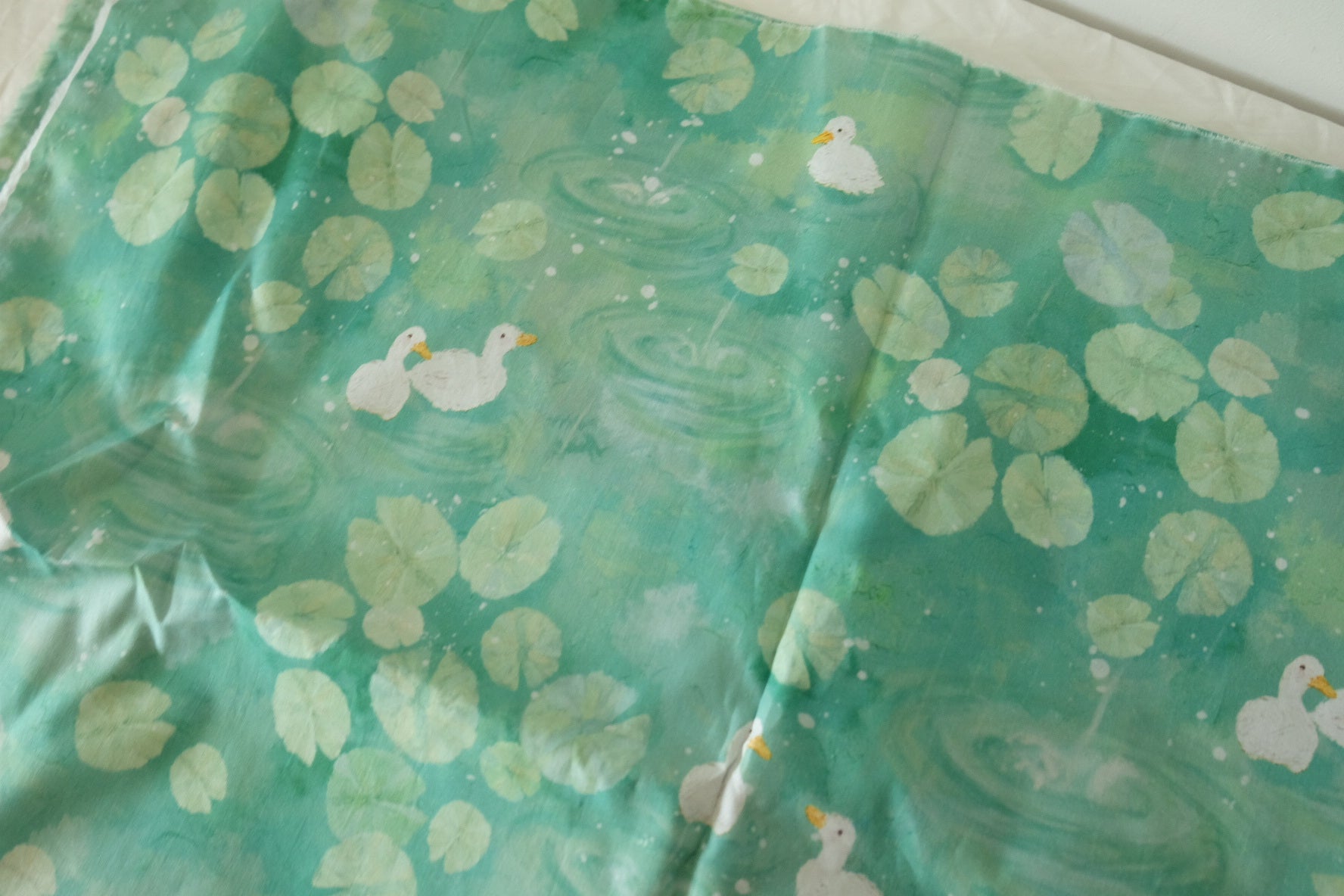 Duck Pond 60s Cotton Poplin Fabric - 1.6 yd
