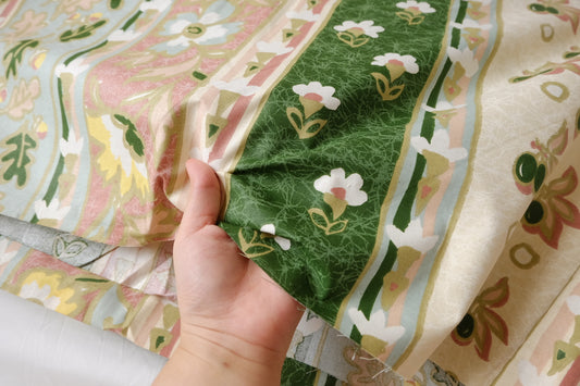 French Selvedge Wide Cotton Home Fabric - 1.64 yd