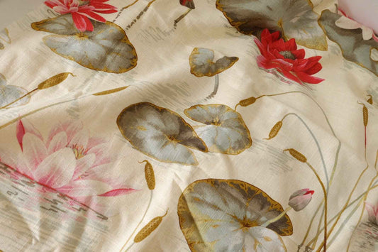 Lotus Pond Heavy Linen Blend – 1.6 yd
