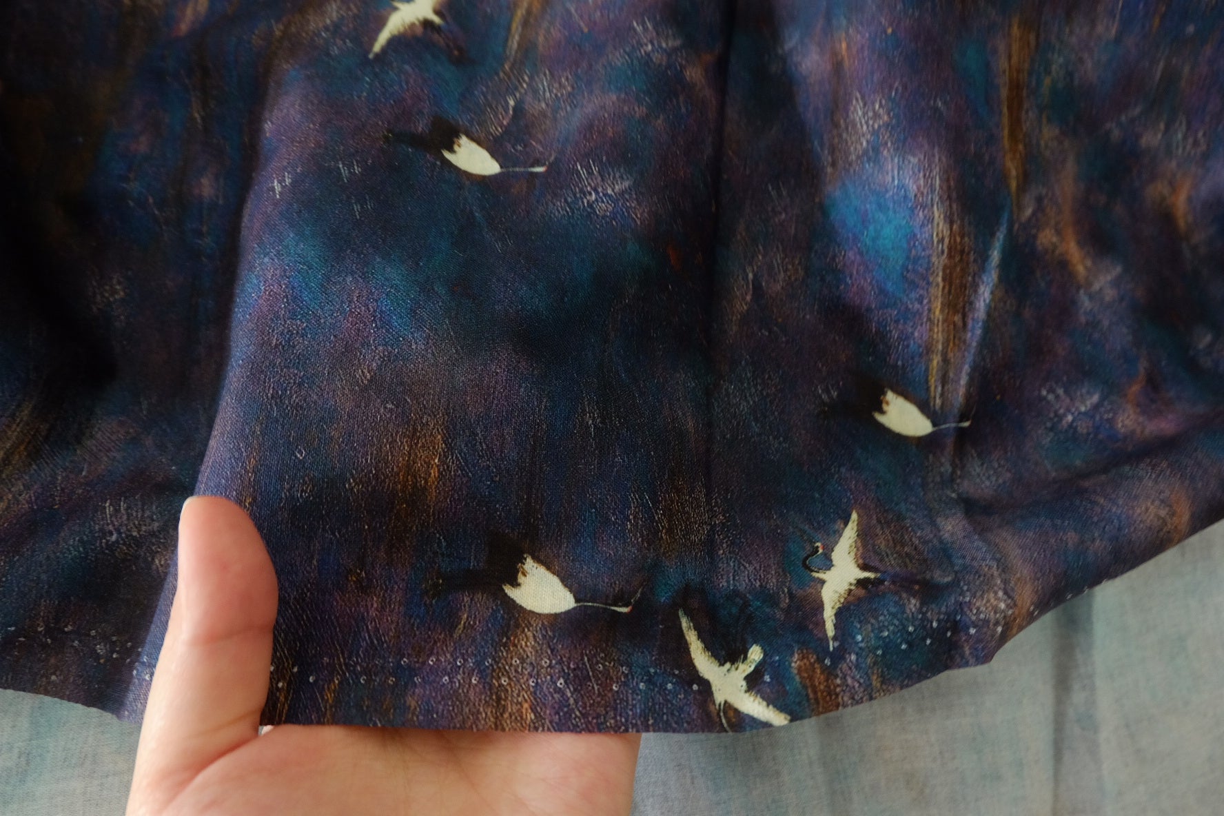 Twilight Birds 20s Cotton Fabric – 1.6 yd