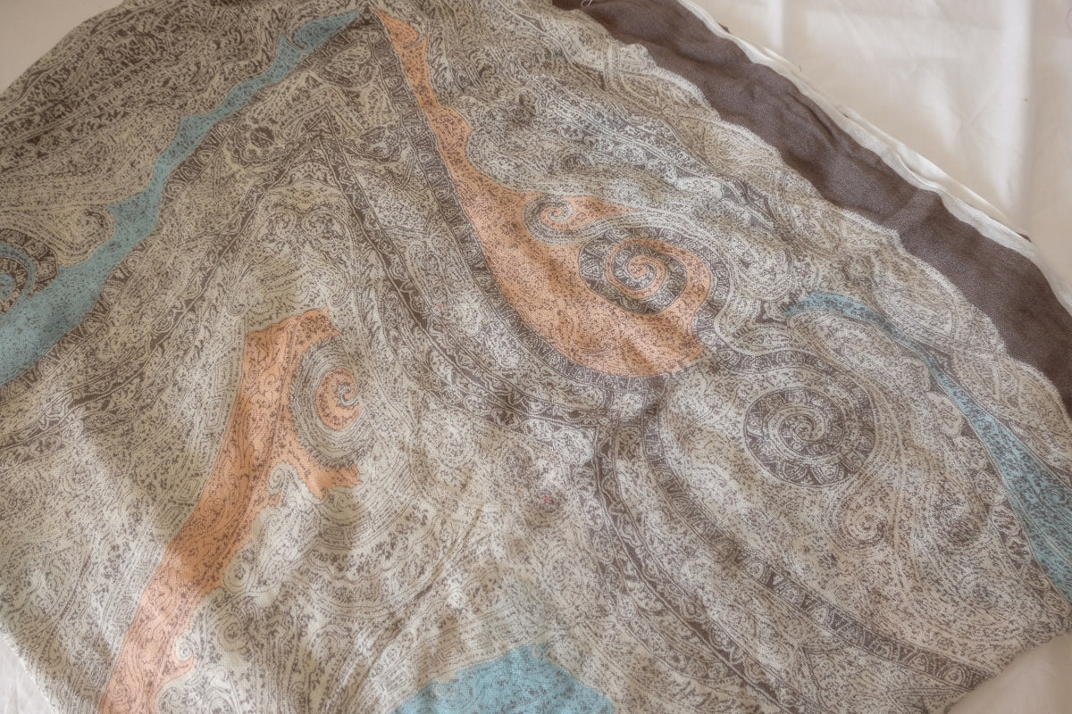Vintage Paisley – Ultra-Lightweight Cotton Jersey Panel | 2.3 yards