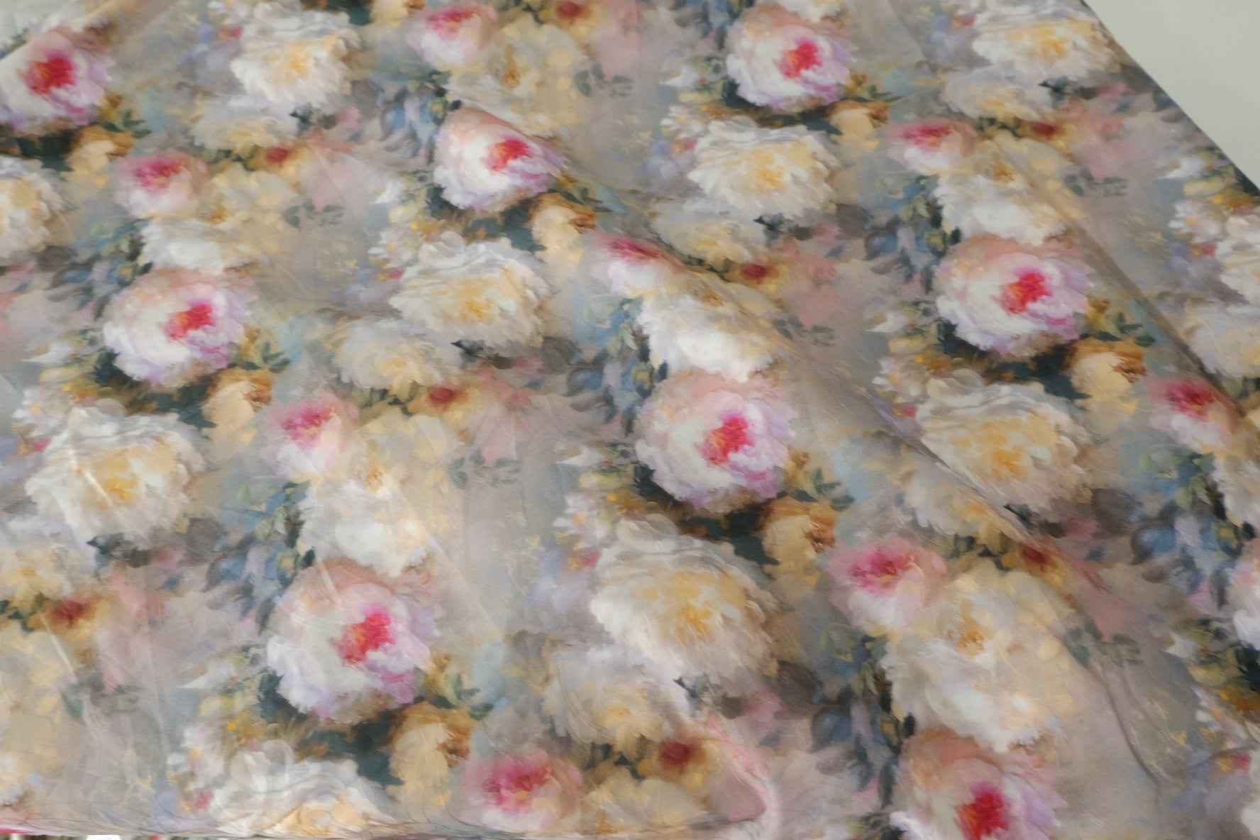 Misty Peony Jacquard Cotton – 3.3 yd