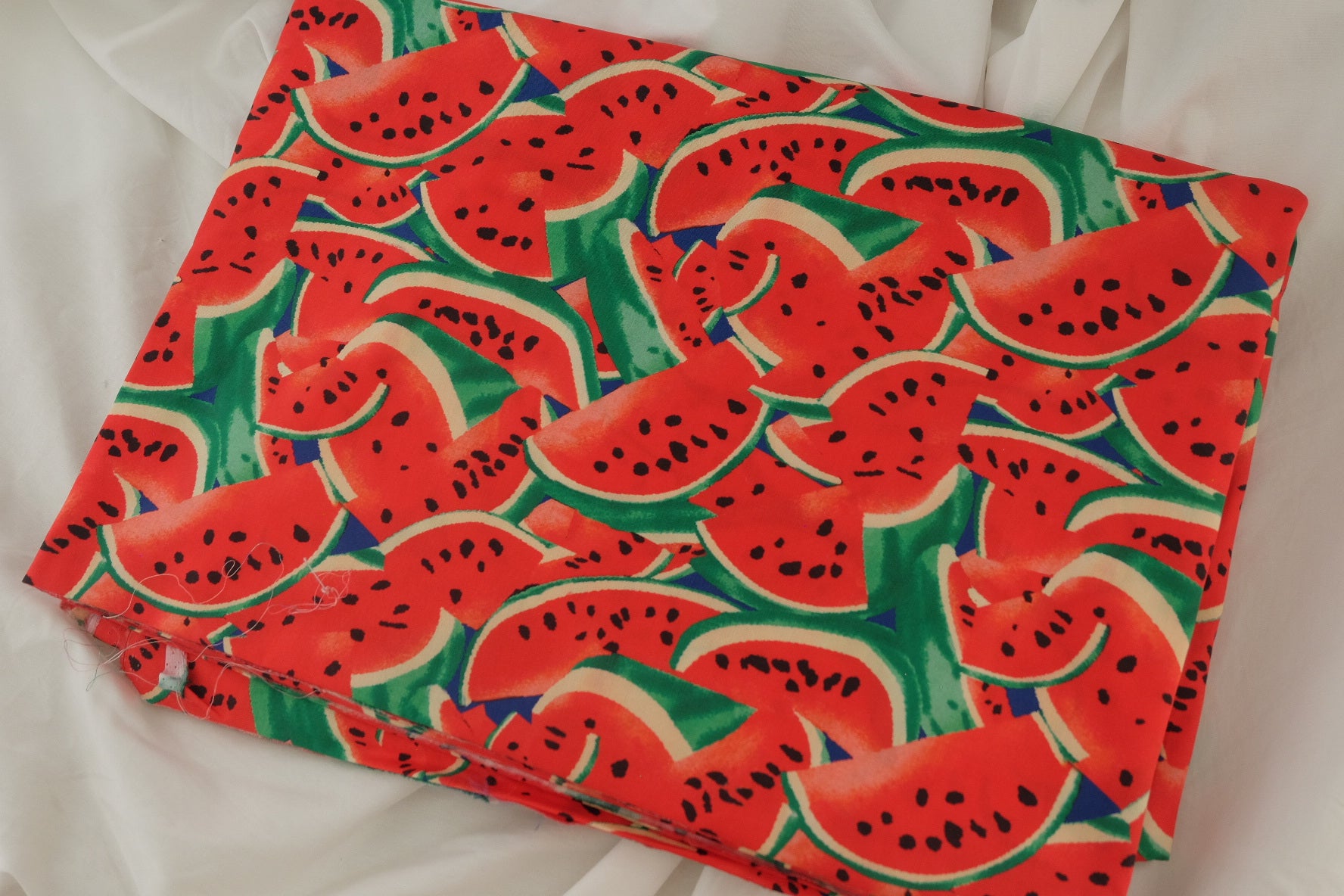 Watermelon Print Cotton Fabric – 2.2 yd