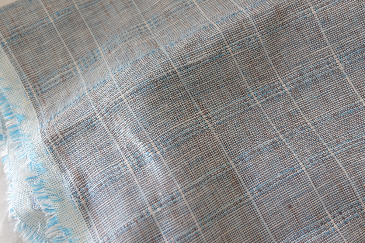 Blue Glen Check Pure Linen – 2.2 yd