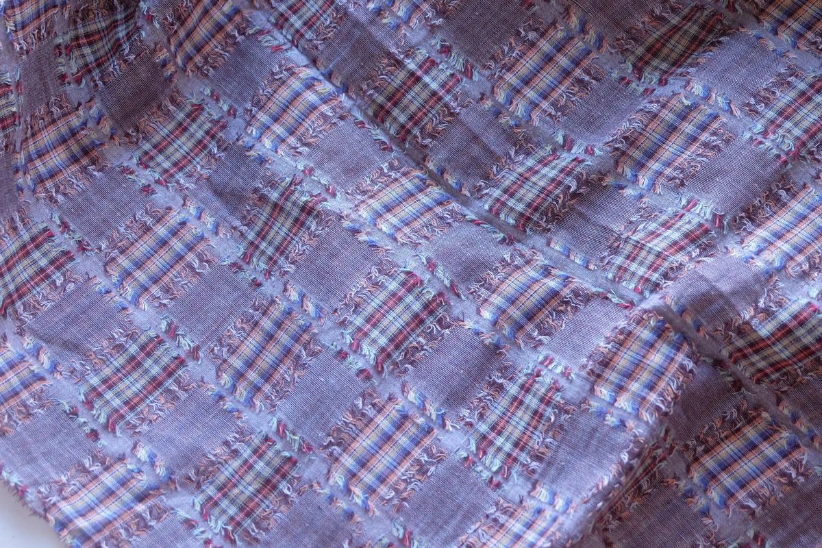 Frayed Plaid Patchwork Cotton – 2.2 yd
