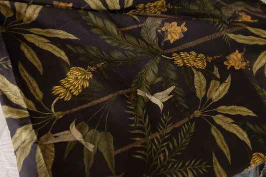 Dark Tropical Lightweight Rayon — 3.28 yd