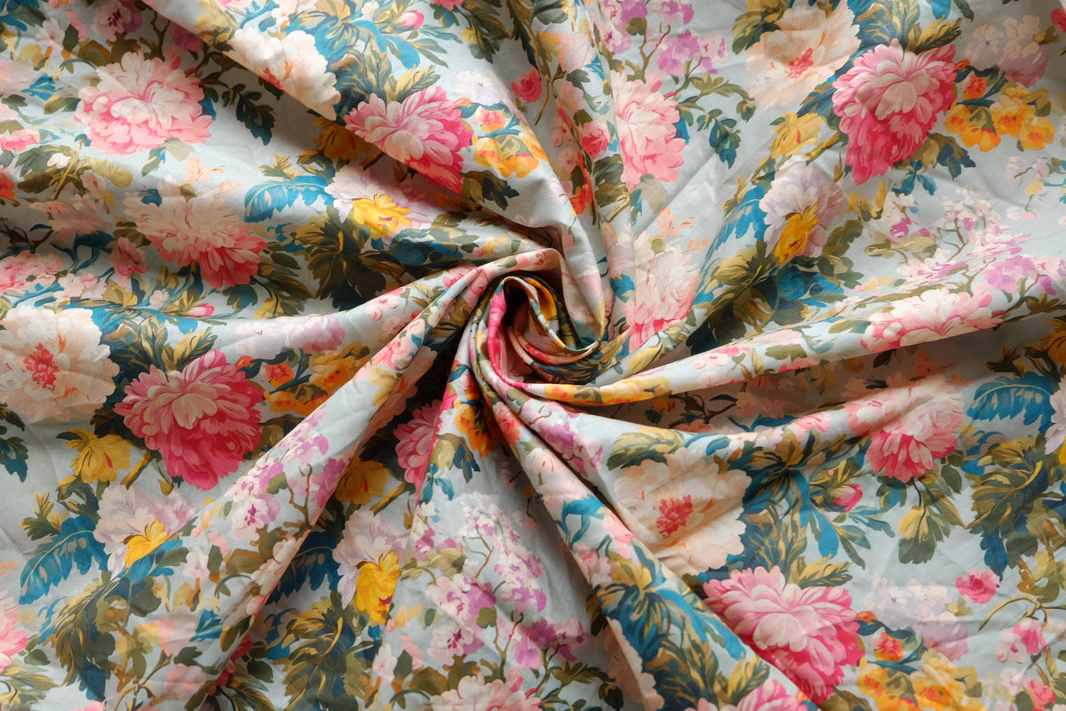 Vintage Garden Cotton Lawn – 1 yd