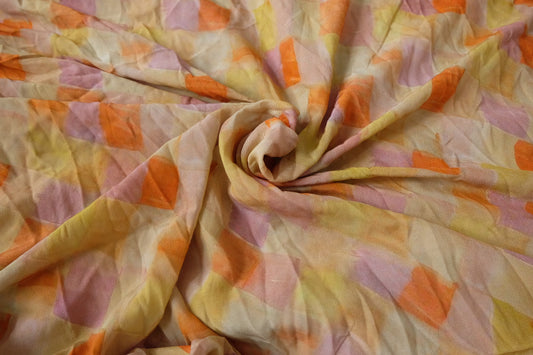 Sandwashed Silk Cupro Blend Fabric, 1.64 /2.2 Yards