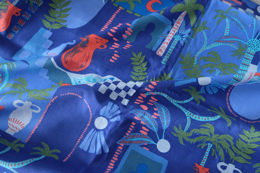 Tropical Night Cotton Fabric – 2.2 yd