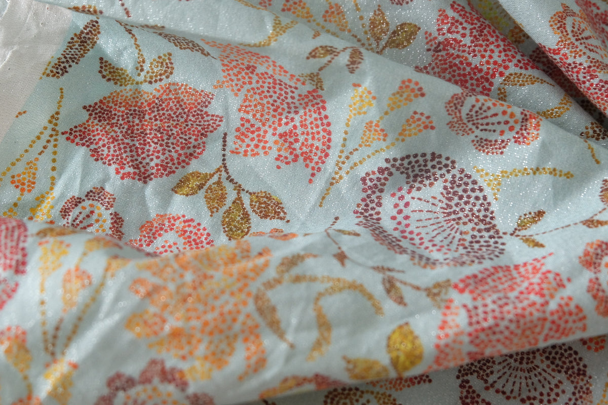 Shimmer Floral Cotton Lawn — 2.08 yd