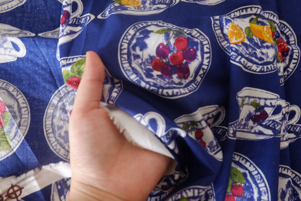 Berry Tea Party Cotton Lawn – 2.2 yd / 3.3 yd