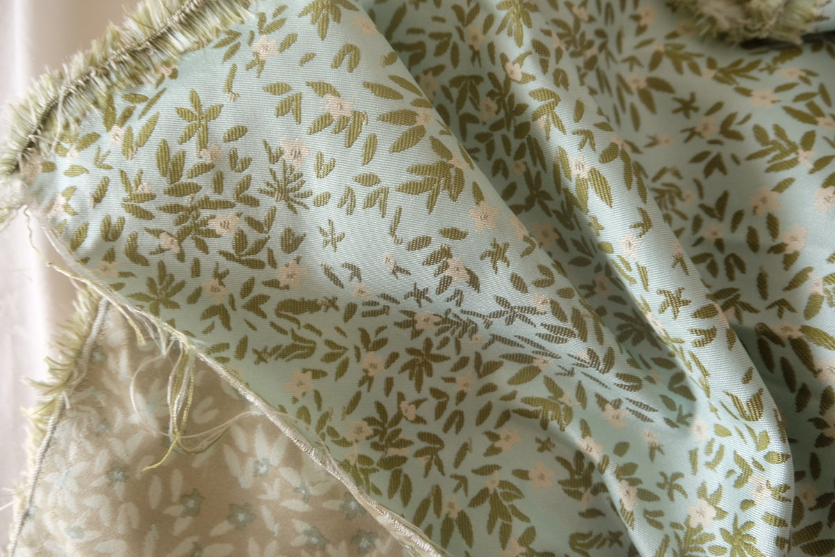 Sage Botanical Brocade – 2.7 yd