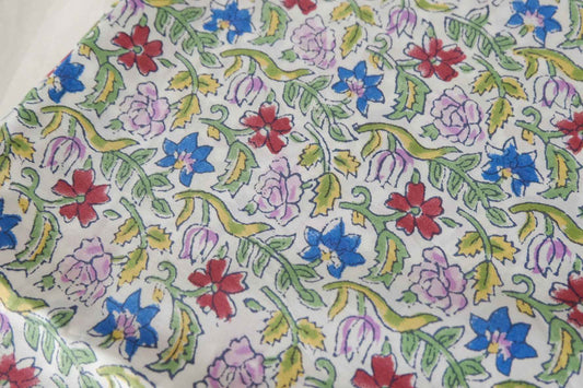 Floral High Count Cotton Poplin Fabric – 3.3 yd