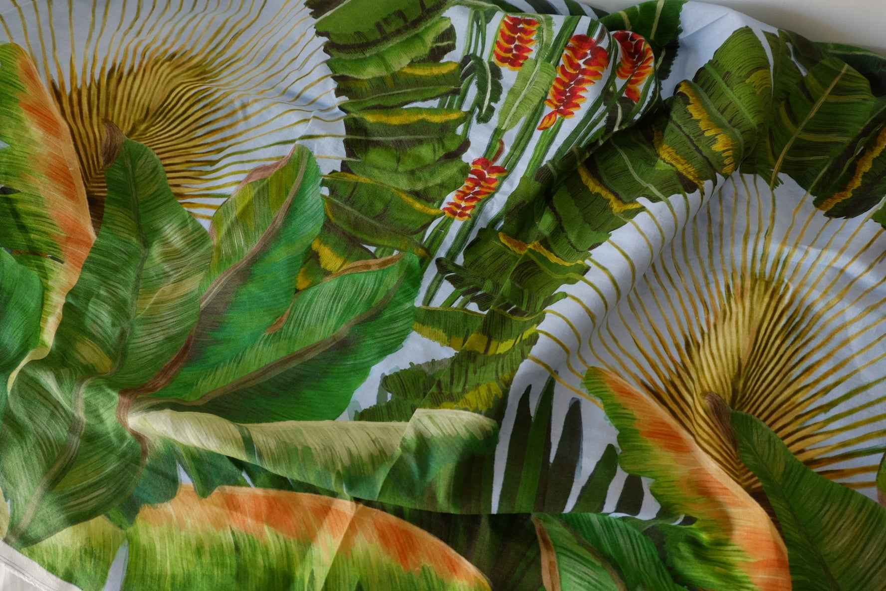 Farm Rio Deadstock Tropical Linen Cotton Fabric – 2.2 yd