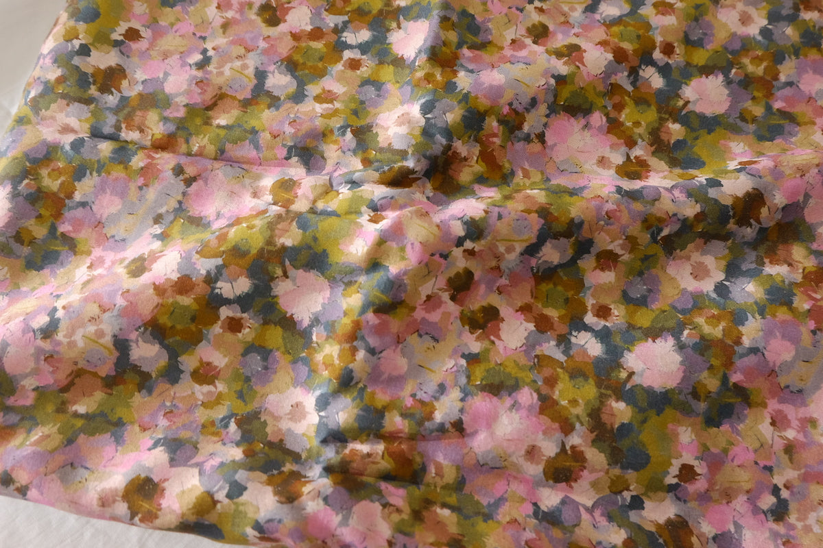 Painterly Wildflowers – Soft Viscose Fabric | 2.7 yards