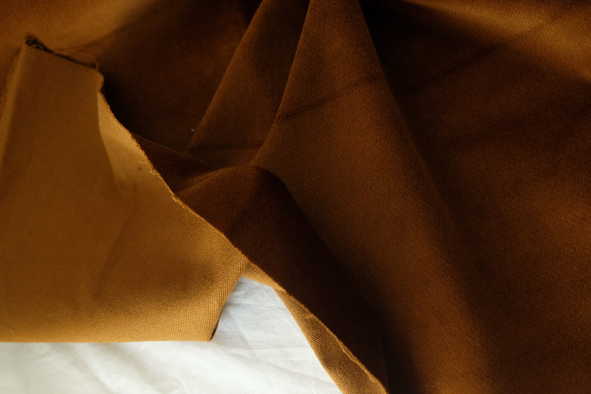 Caramel Cotton Velveteen – 2.2 yd