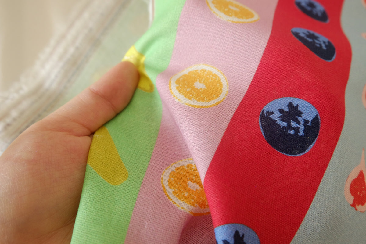 Fruit Stripe Linen Cotton – 2.2 yd