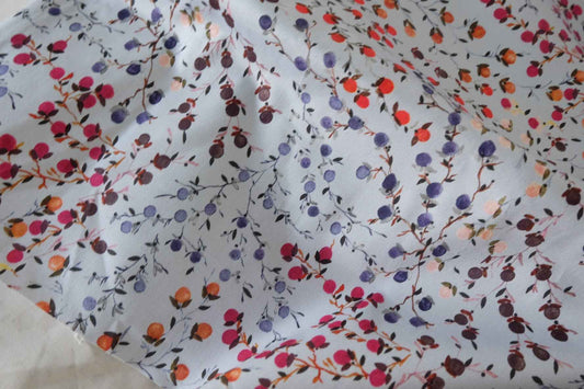 Berry Branch Cotton Sateen Fabric – 1.6 yd
