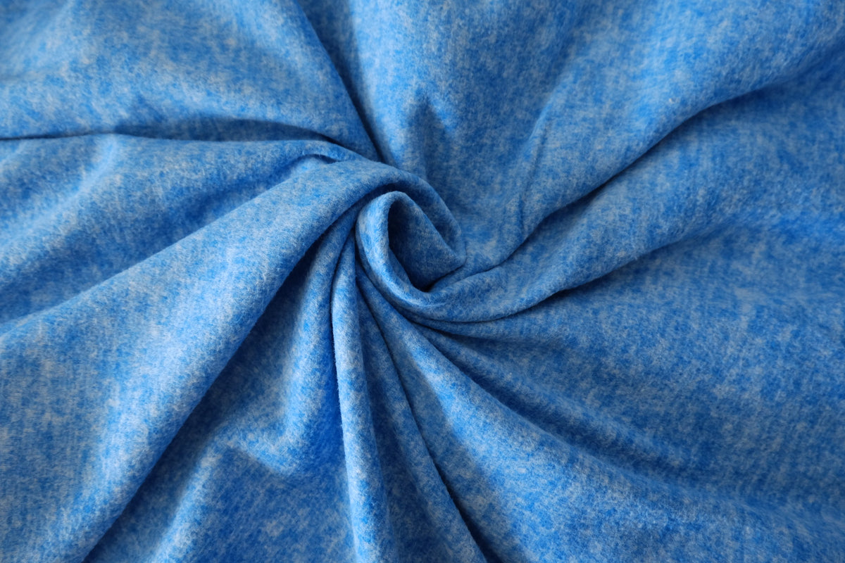 Electric Blue – Ultra Soft Brushed Thermal Knit Fabric | 2.2 Yards