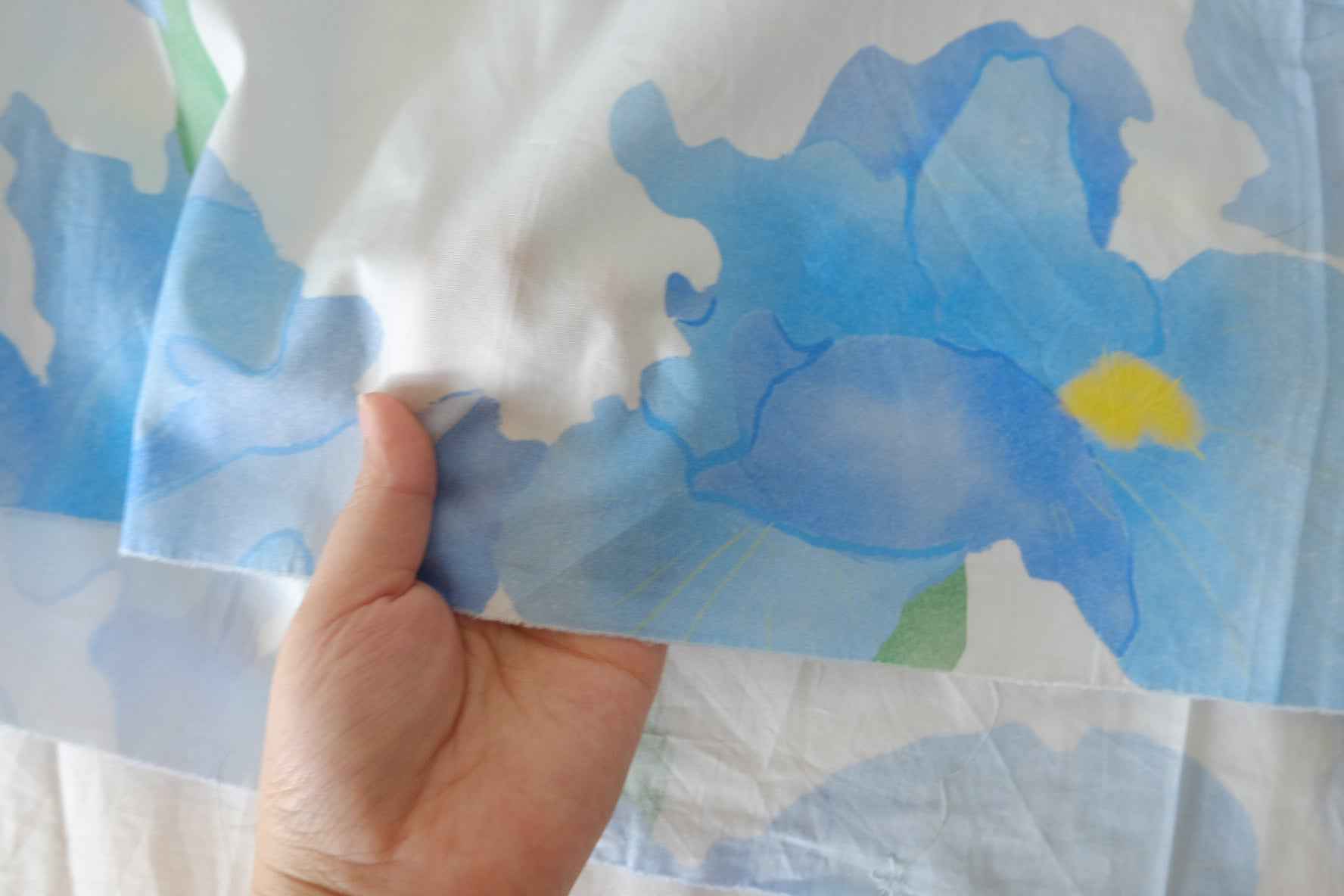 Blue Iris Cotton Fabric – 2 yd