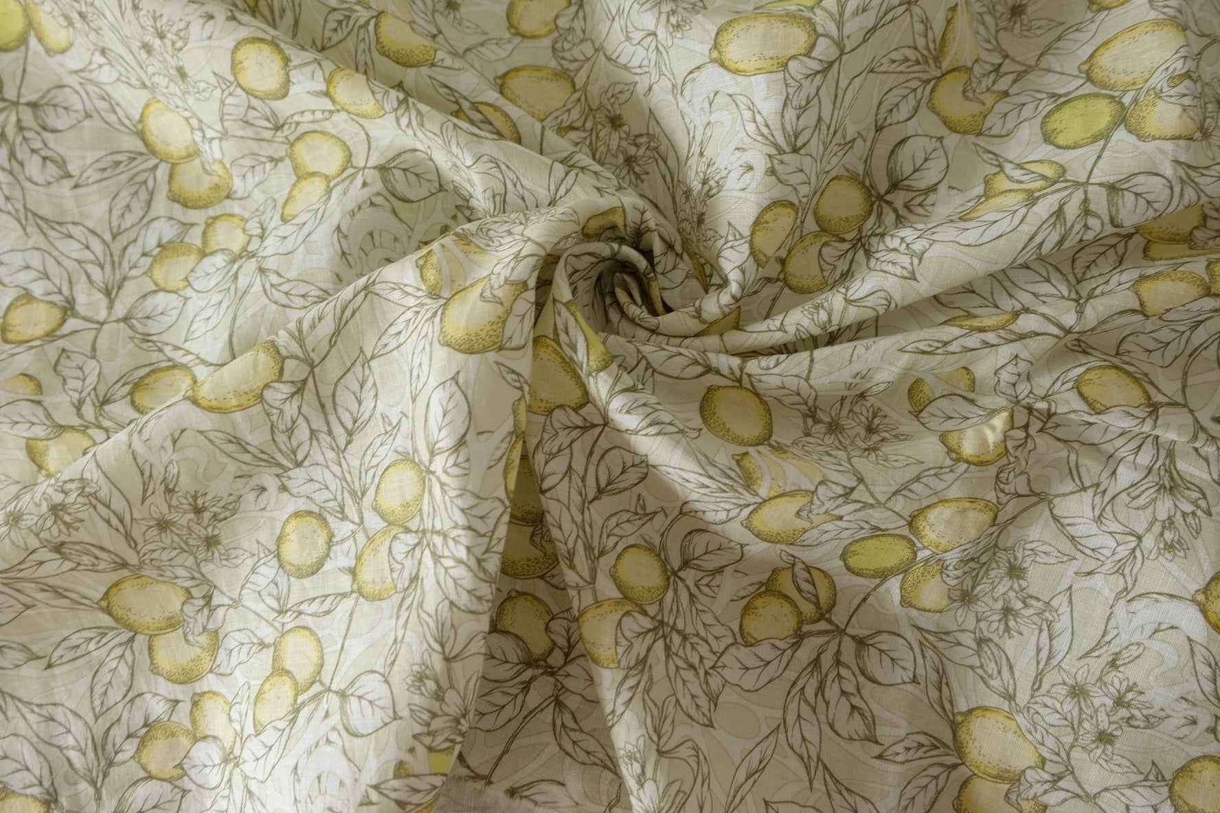 Lemon Pre-Shrunk Linen Cotton Blend — 3.28 yd