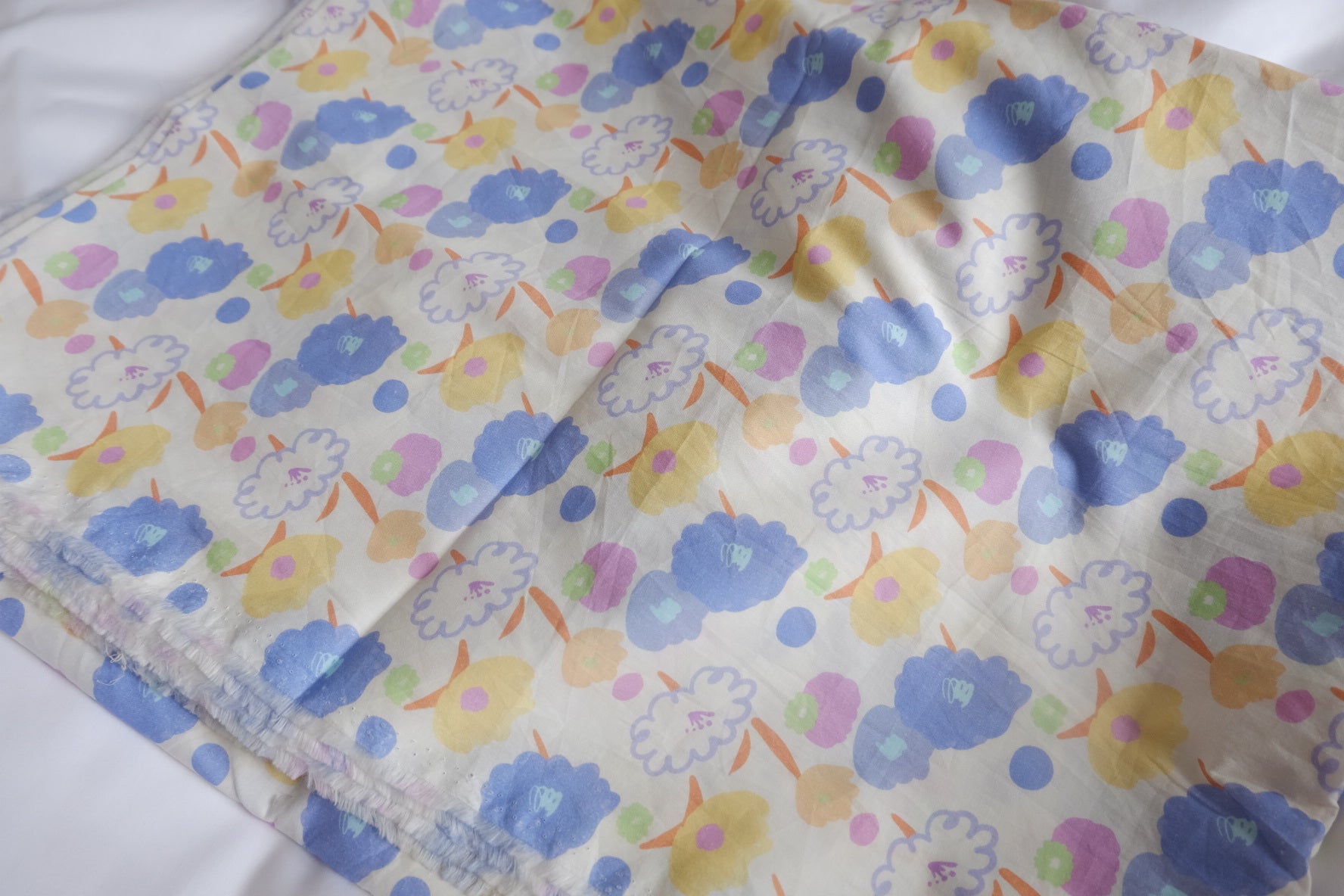 Pastel Garden 40s Cotton Poplin Fabric - 3.61 yd