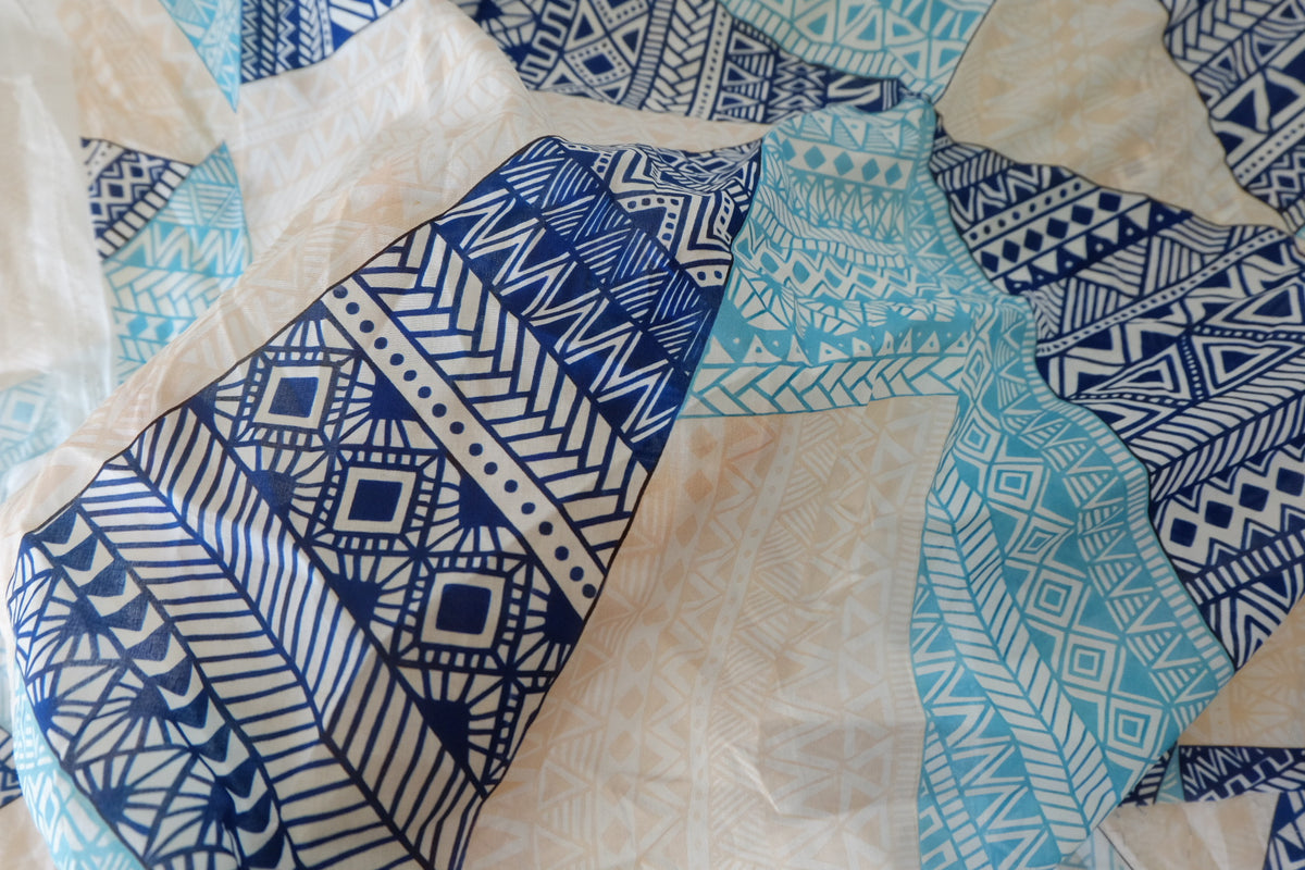 Coastal Mosaic Fine Cotton Lawn – 3.28 yd