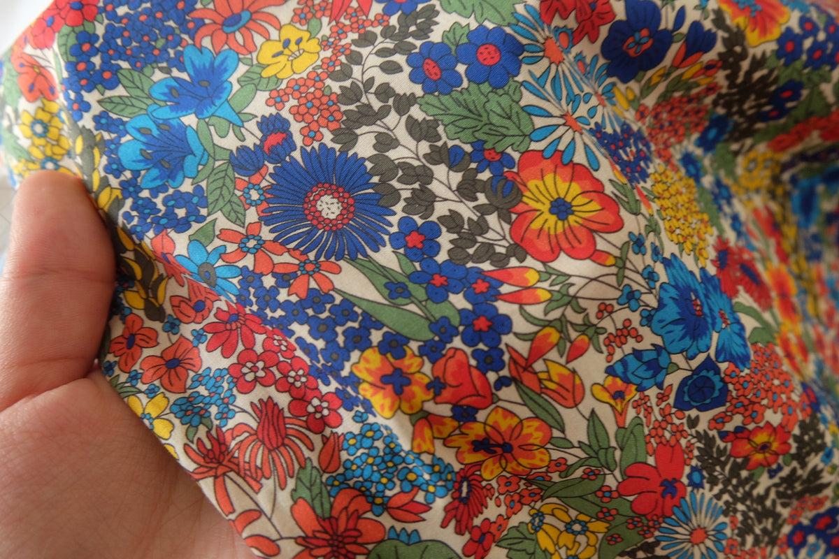 Wildflower Mosaic Cotton Lawn – 2.2 yd