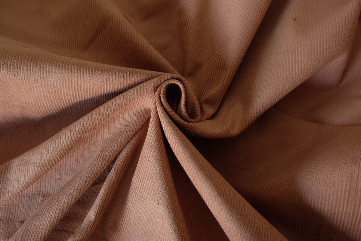 Warm Caramel – Soft Cotton Corduroy Fabric | 2 Yards