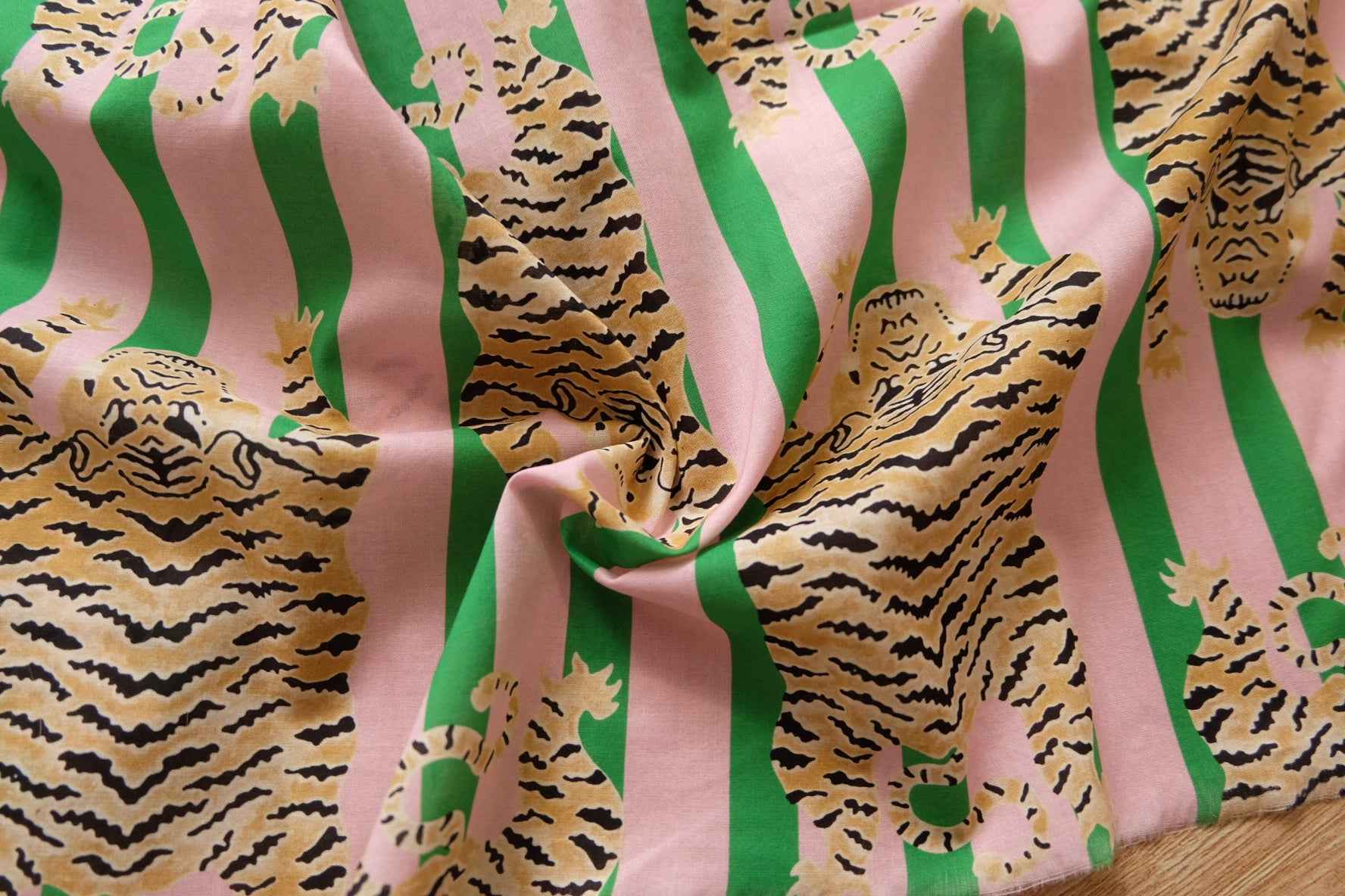 Tiger Stripe Cotton Print — 2.2 yd