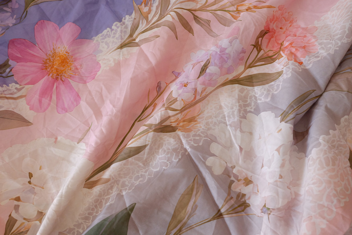 Lavender Lace Garden Cotton Lawn – 3.28 yd