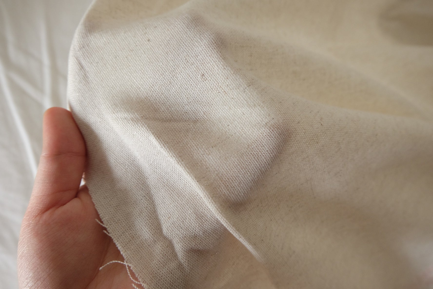 Horse Border Embroidered Cotton Linen Fabric – 1.45 yd
