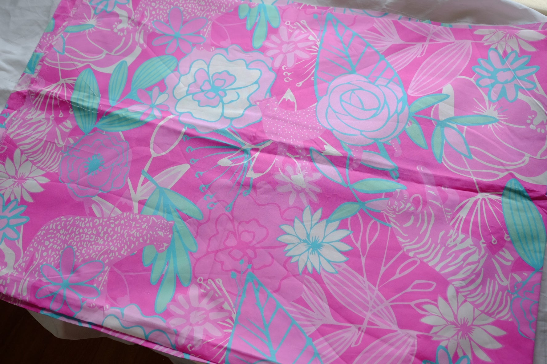 Pink Garden Structured Cotton Poplin – 2.2 yd