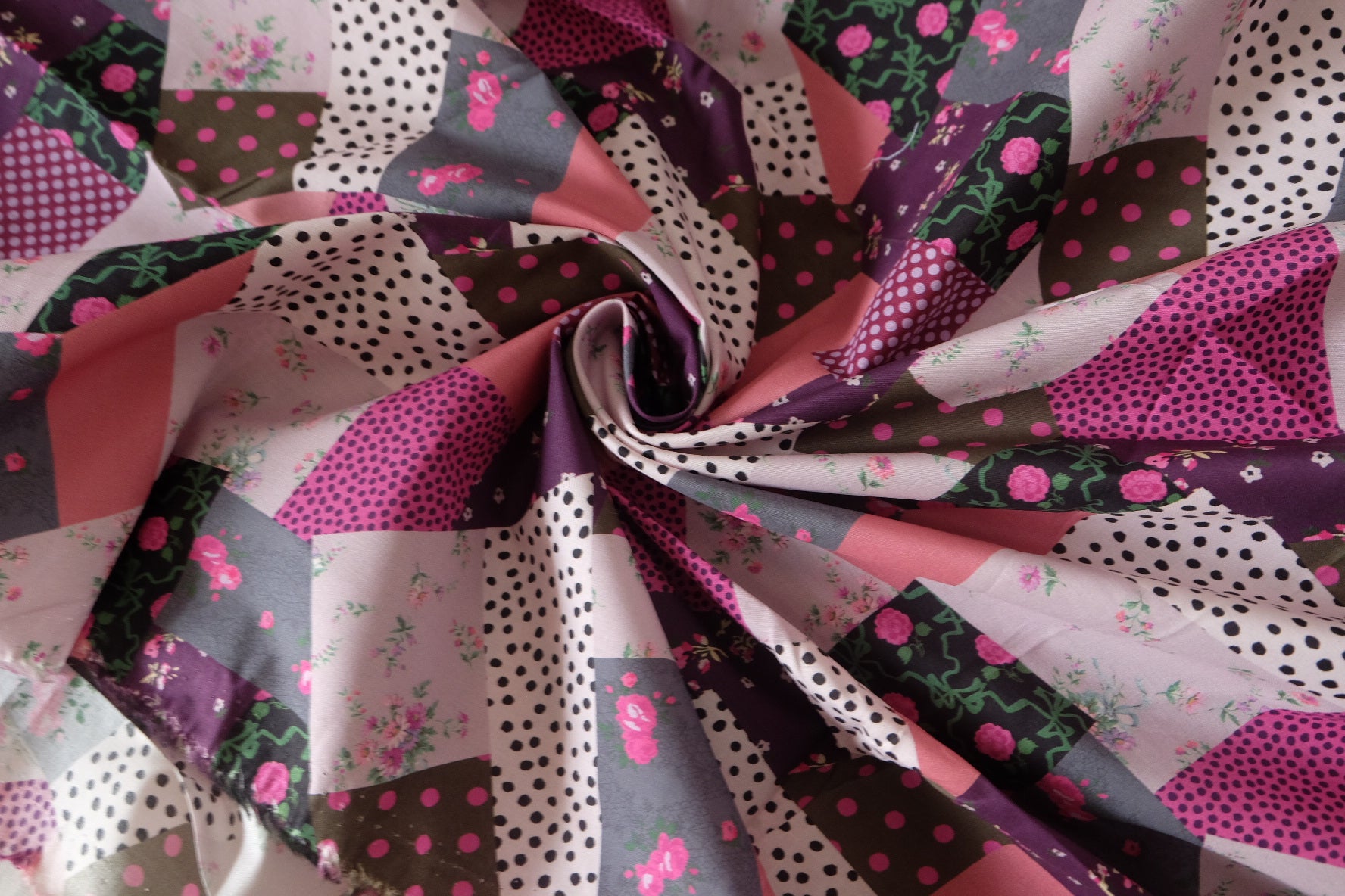Patchwork Floral Cotton Poplin – 2.19 yd