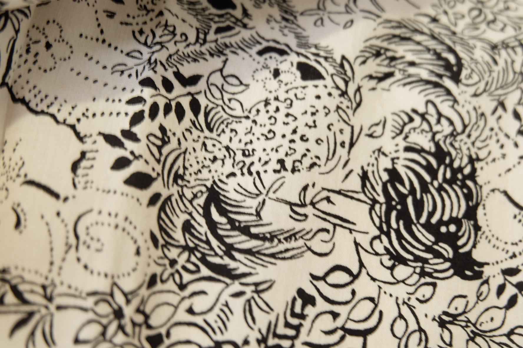 Toile Print Cotton-Rayon Fabric — 2.2 yd