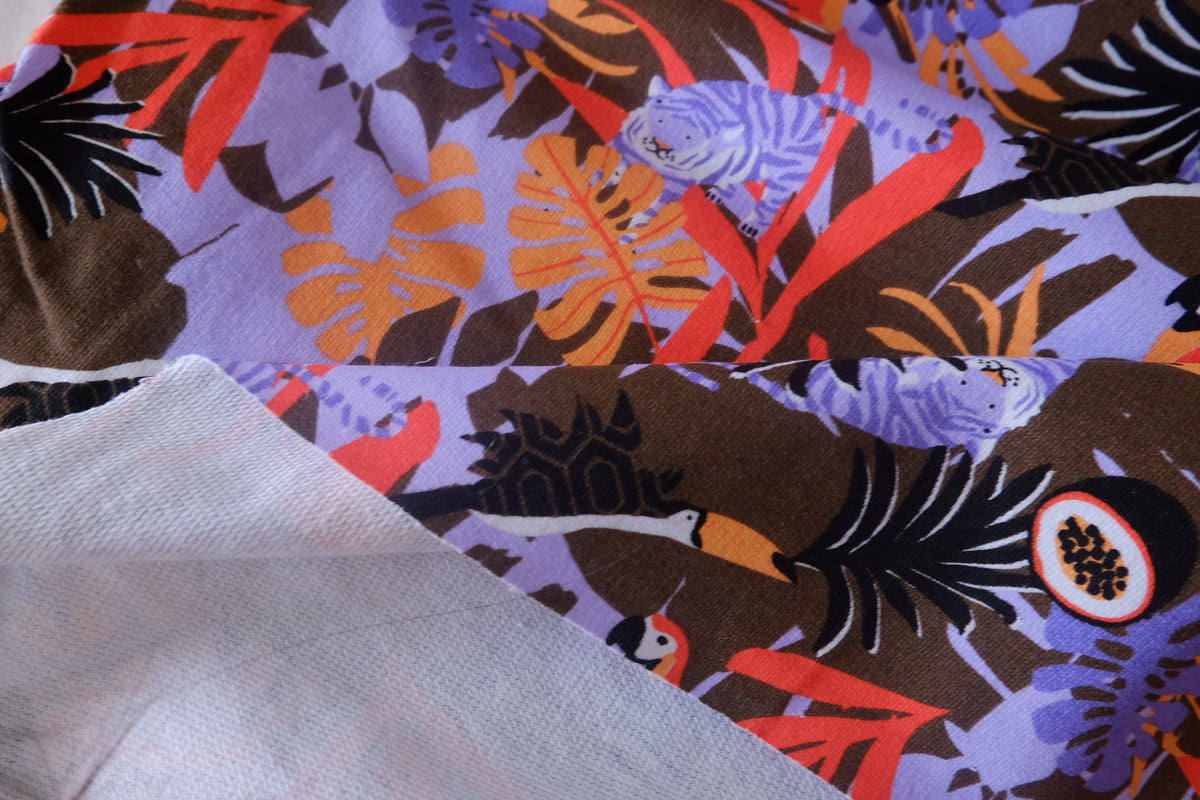 Tropical Chaos French Terry – 2.2 yd
