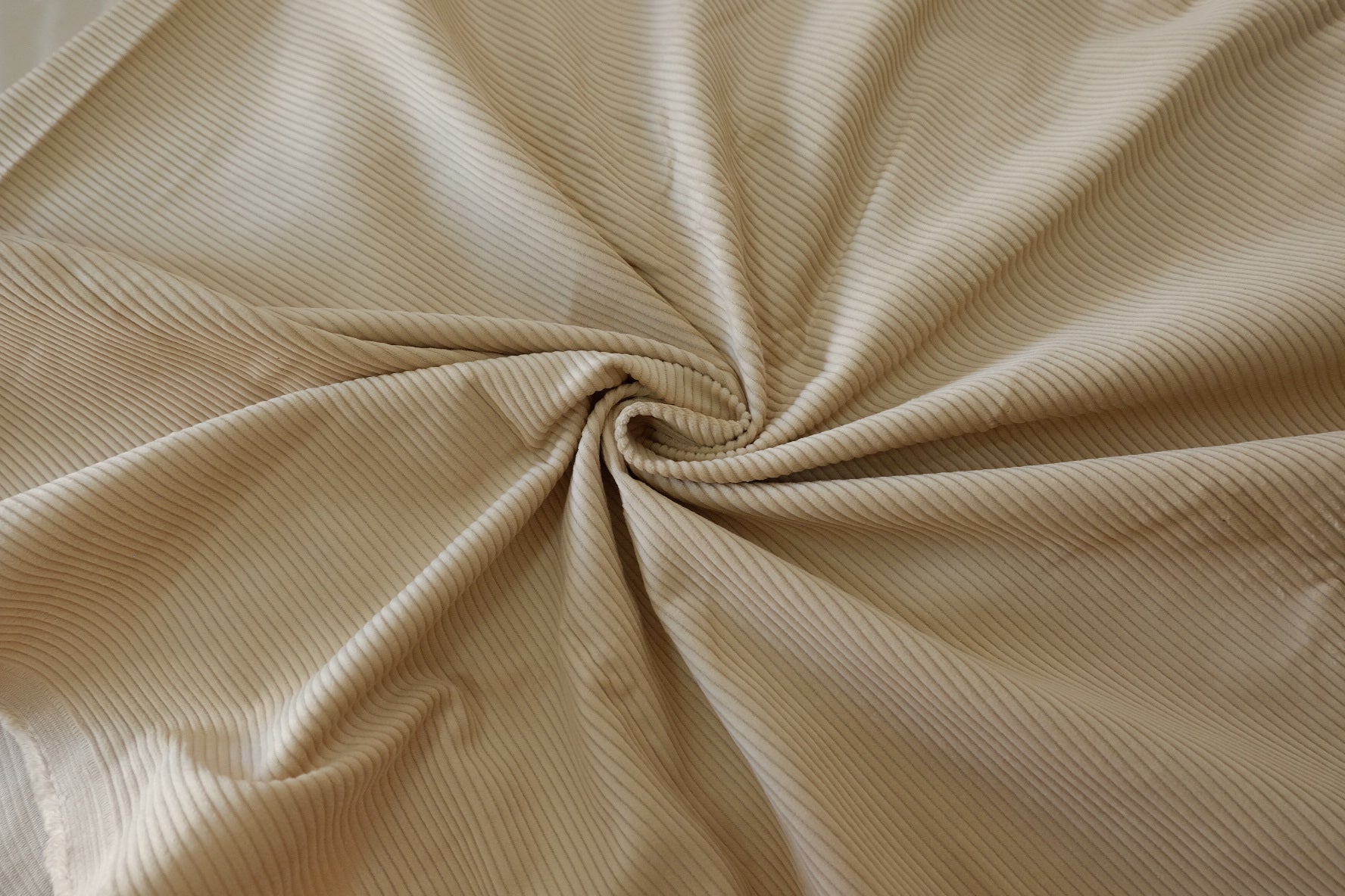 Heavyweight Ivory Cotton Corduroy – 2.2 yd / 1.1 yd