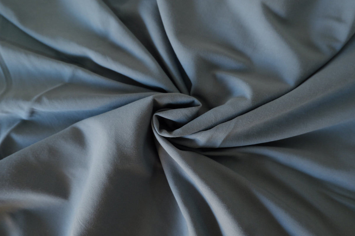 Smoky Blue Cupro Cotton Blend – 2.2 yd