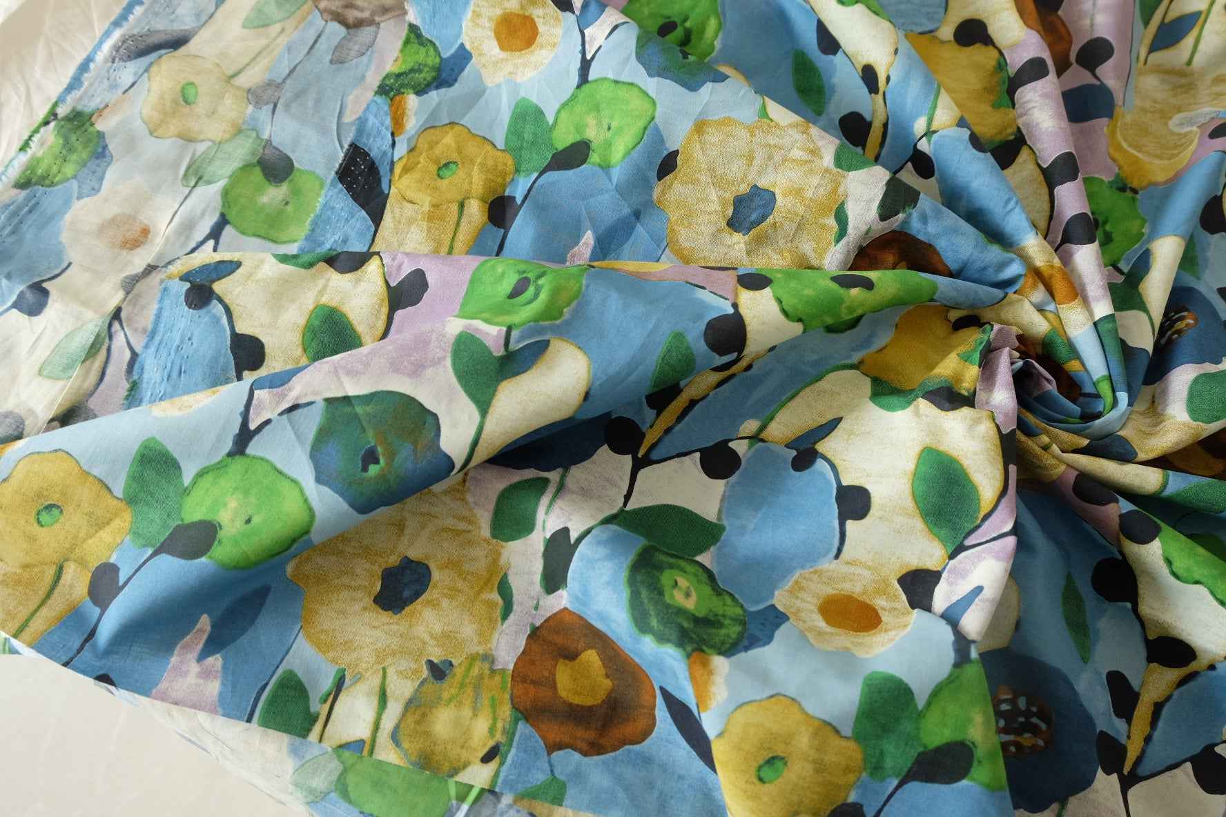 Watercolor Garden Cotton Lawn – 3.28 yd