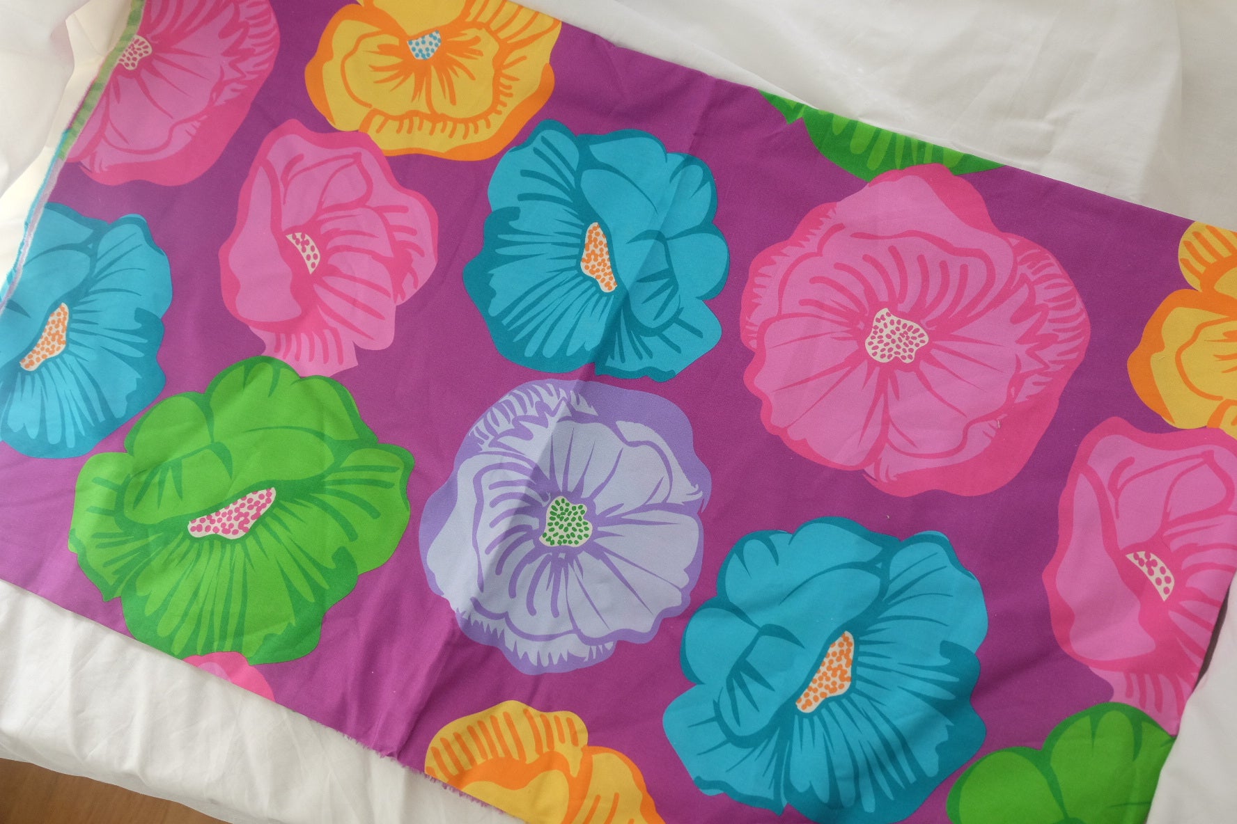 Vivid Floral High-Density Cotton Poplin – 1.3 yd