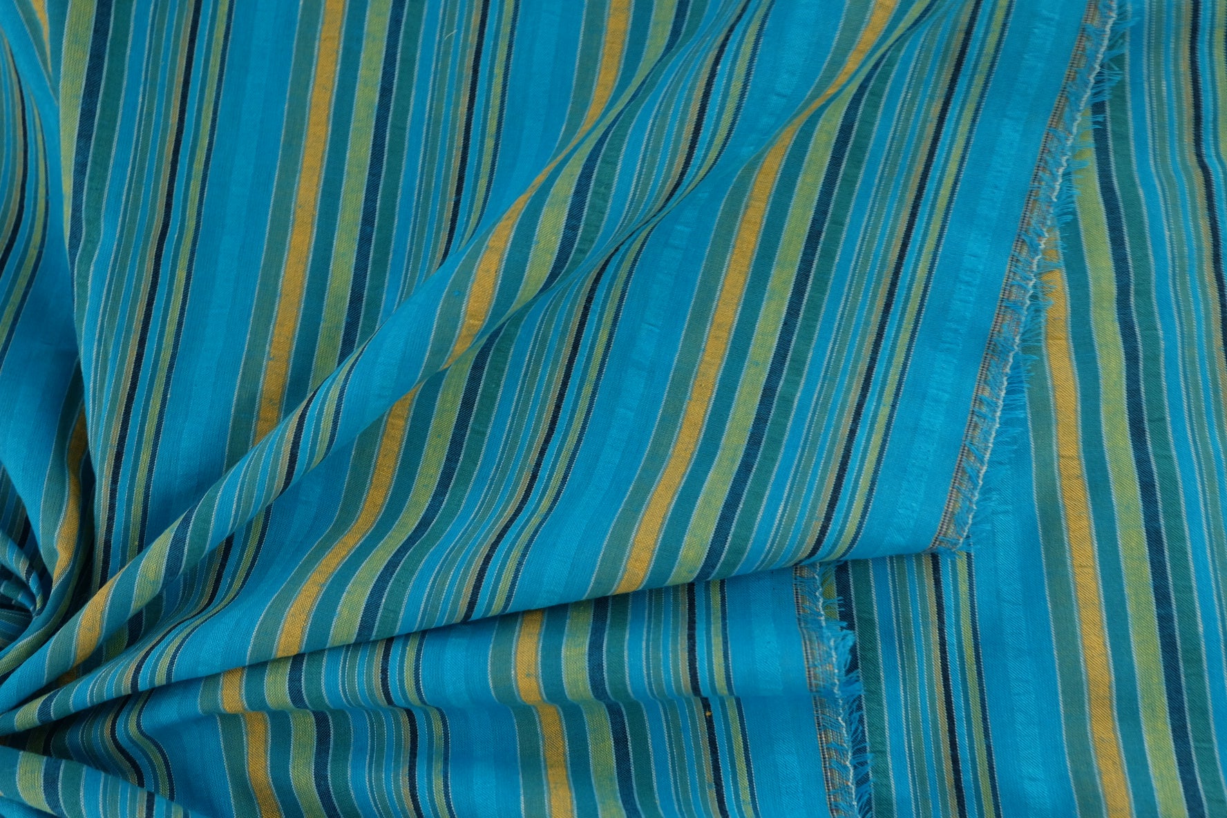 Textured Woven Stripe Poly Cotton Fabric – 2.2 yd