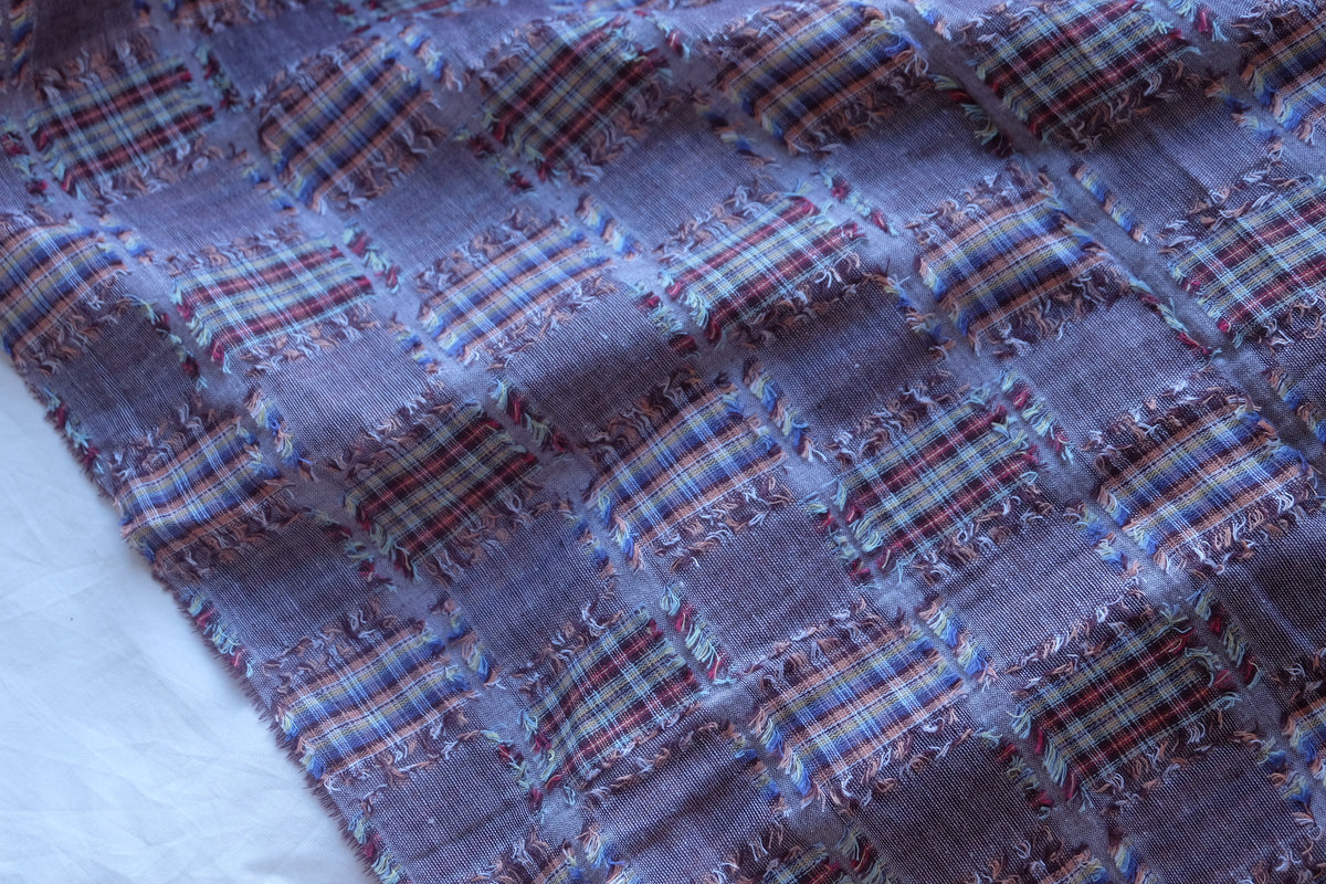 Frayed Plaid Patchwork Cotton – 2.2 yd