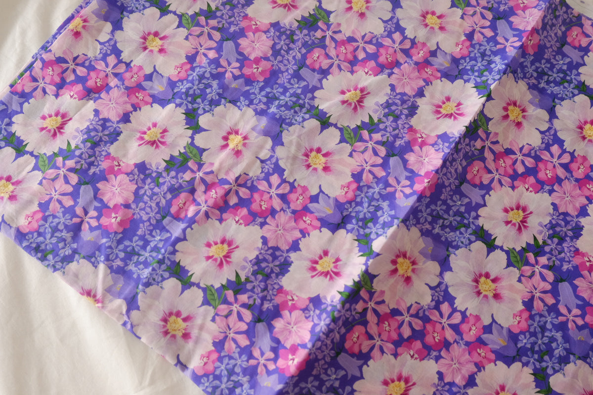 Violet Garden Cotton Lawn — 1.09 yd