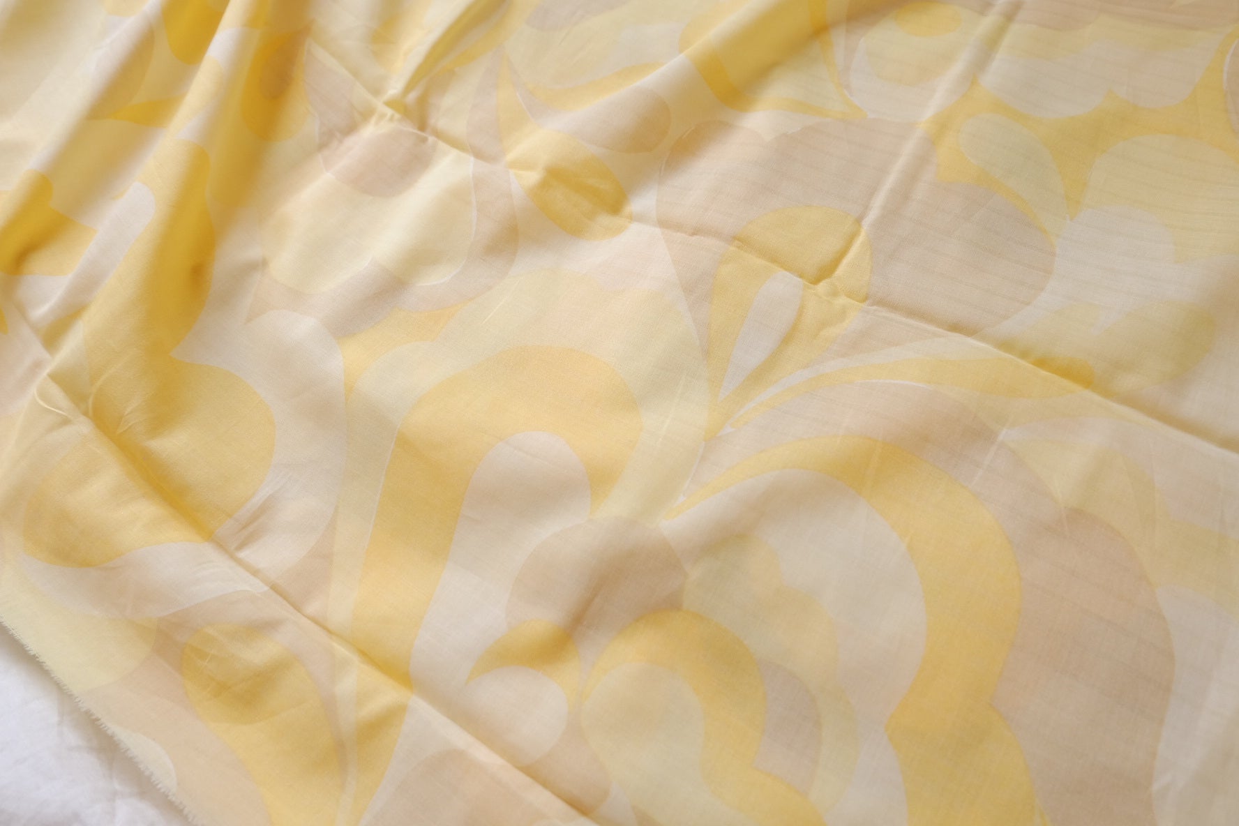 Yellow Shadow Fine Cotton Lawn — 2.19 yd