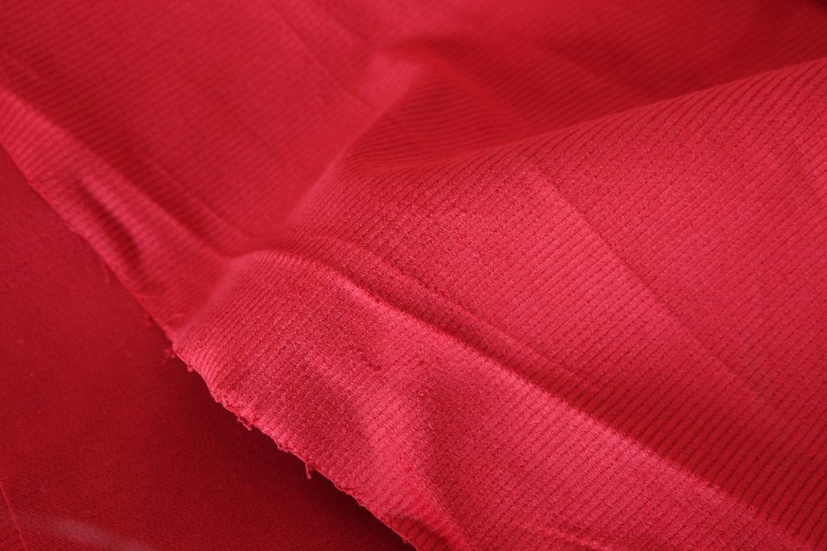 Scarlet Cotton Corduroy – 2.2 yd