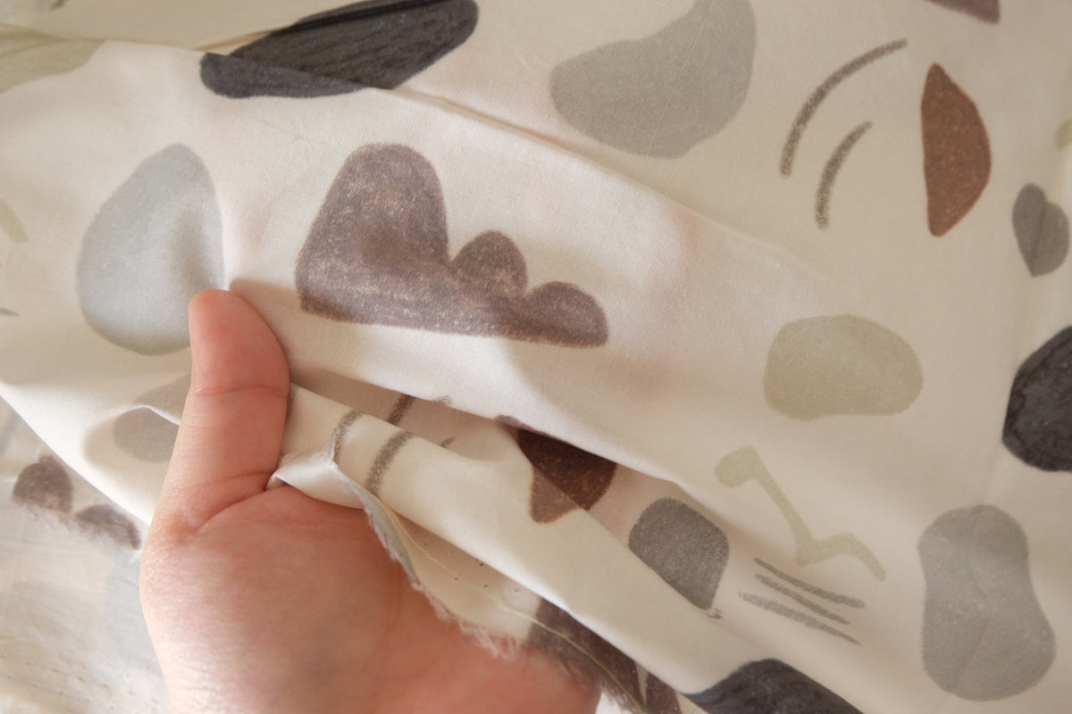 Abstract Earth Shapes – Cotton Fabric | 2.2 Yards