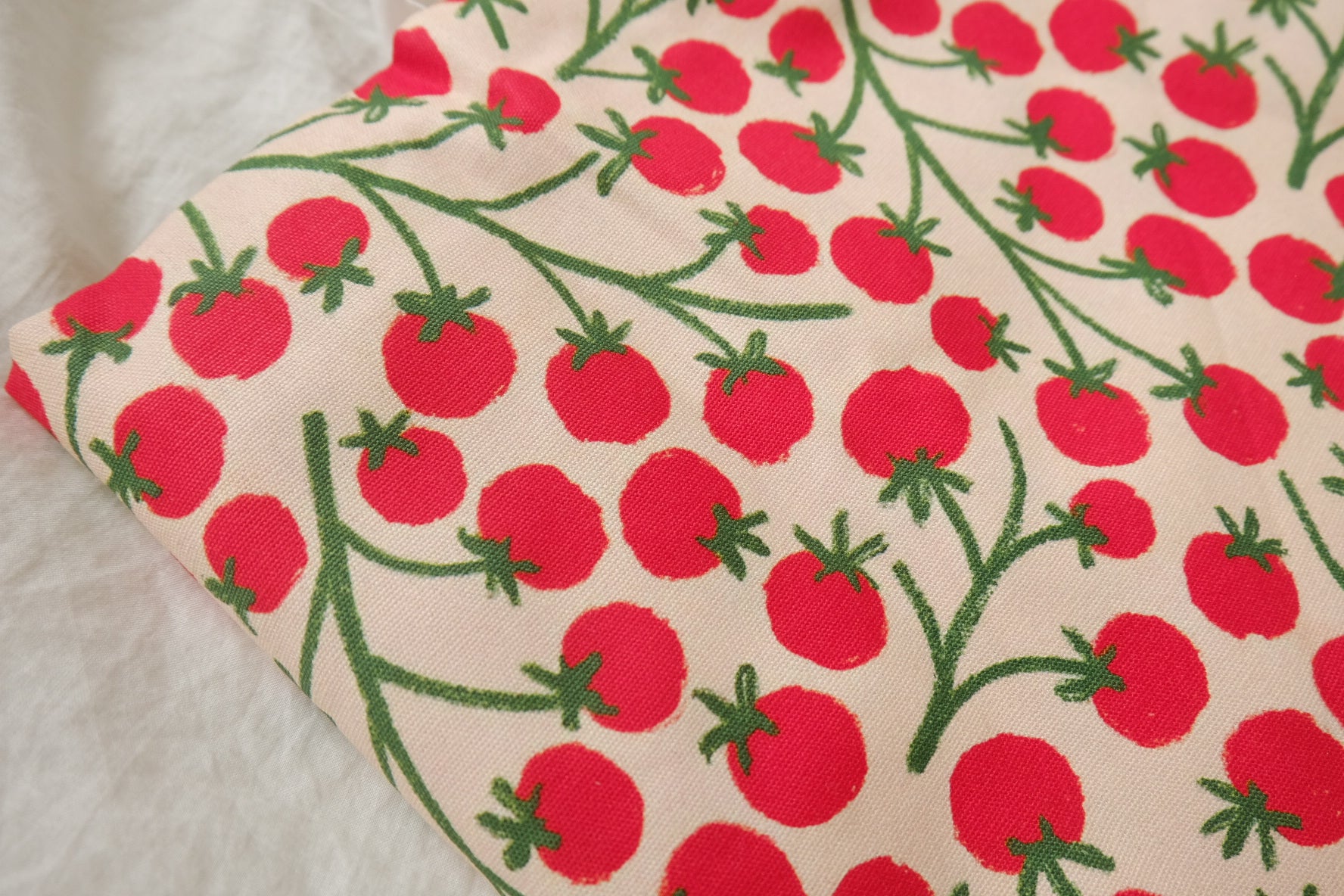 Red Tomato Cotton Canvas Fabric - Per Meter